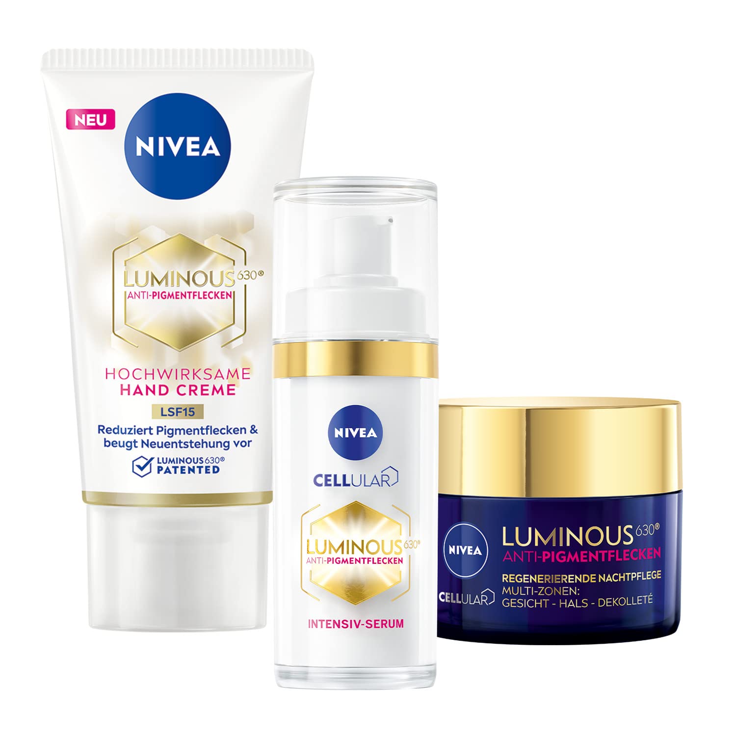 Selbstvertrauen durch strahlende Haut: Entdecken Sie die NIVEA Anti-Pigmentflecken Anti-Aging Tages- und Nachtpflege!