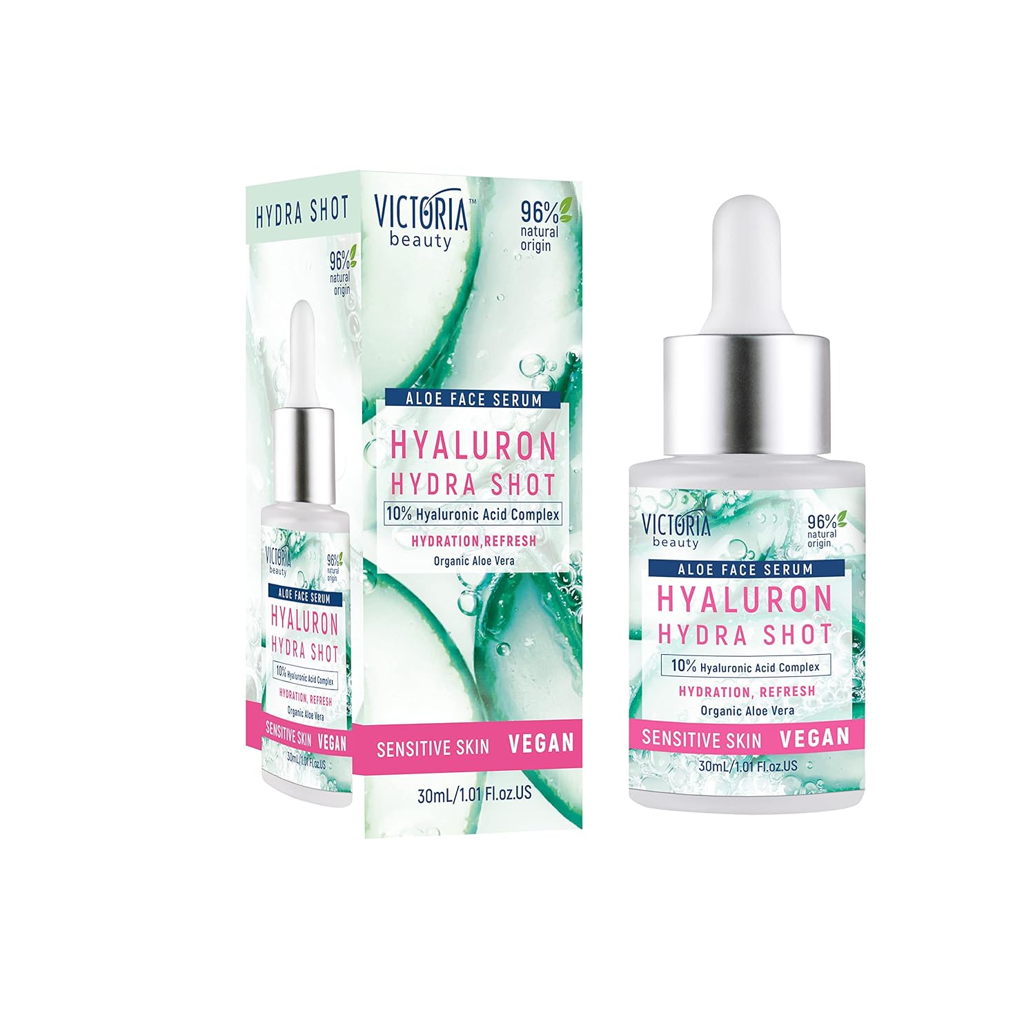 Entdecken Sie das Geheimnis strahlender Haut mit dem Victoria Beauty Gesichtsserum mit Hyaluronsäure